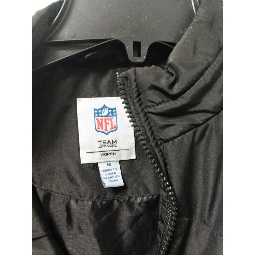 Women's Medium NFL Team Apparel Pittsburgh Steelers Vest Black